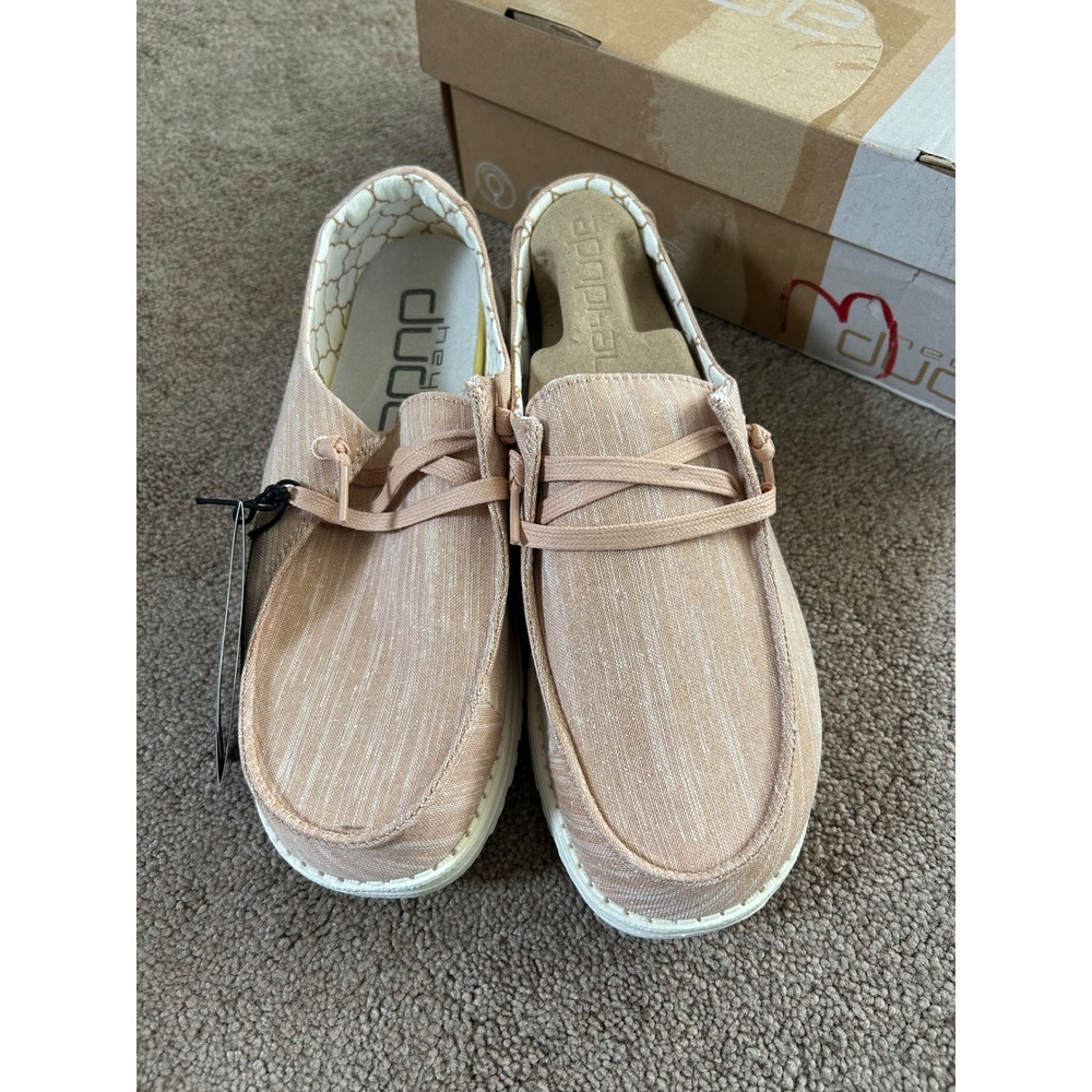 Hey Dude Wendy Sparkling Rose Gold Women's Loafers Size 8 121415016 NIB - Picture 3 of 4